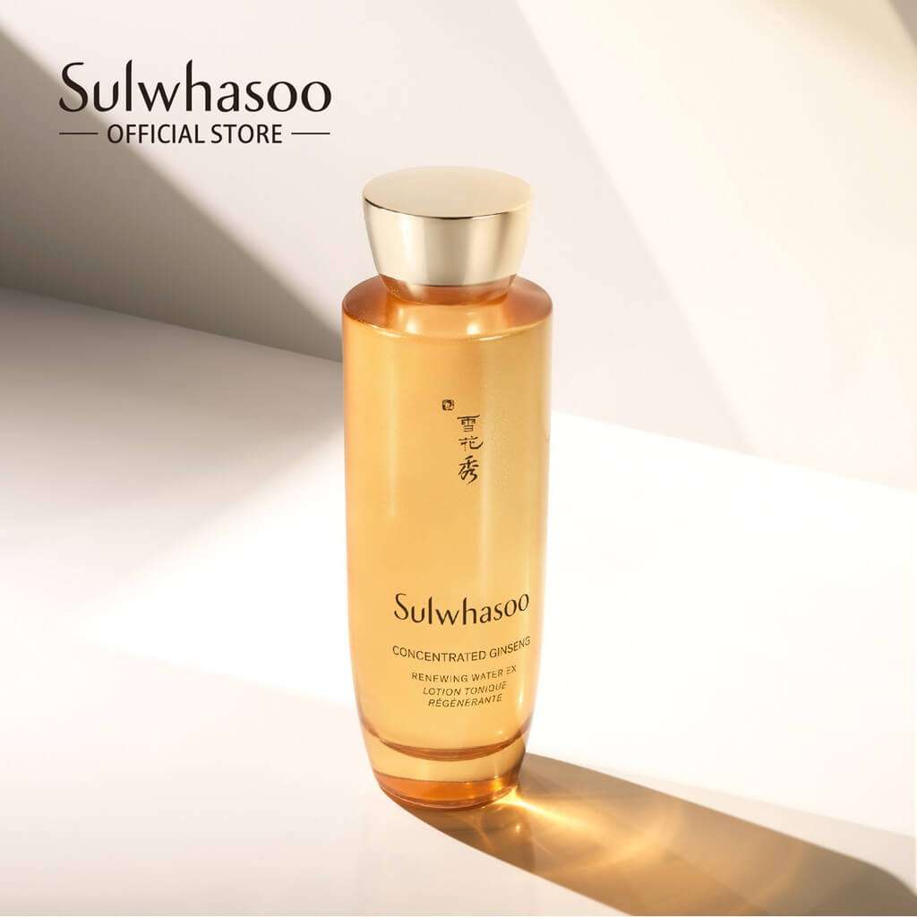 Sulwhasoo Concentrated Ginseng Renewing Water Ex โทนเนอร์ลดเลือนริ้วรอย มอบความชุ่มชื้นและยืดหยุ่น