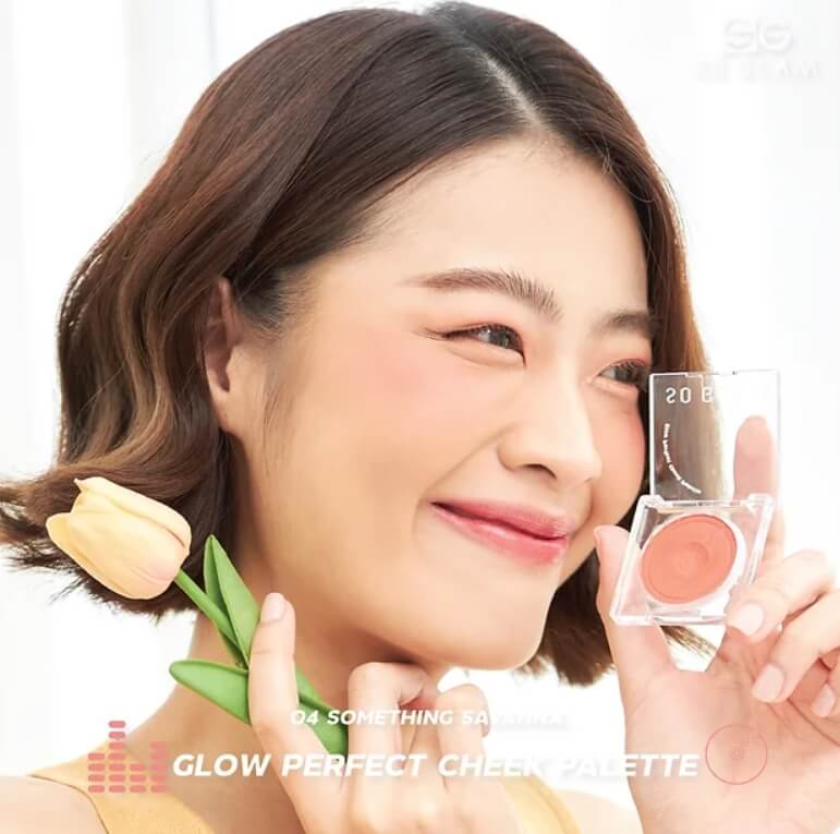 So Glam,So Glam Glow Perfect Cheek Palette,Glow Perfect Cheek Palette, บลัชออนเนื้อ ครีมโมจิ,บลัชเนื้อครีม,บลัชออน